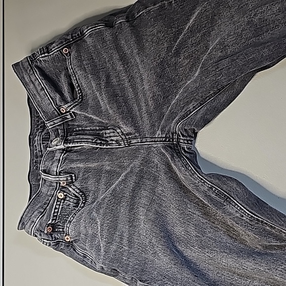 American Eagle black ans gray size 00 90's boot cut jeans - Picture 5 of 7